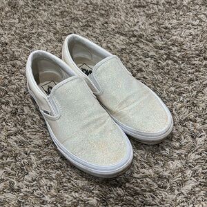 Women’s sparkle slip on Vans